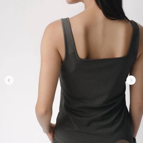 Cozy Earth Bamboo Square Neck Tank Size Medium Excellent Condition! - Picture 2 of 4